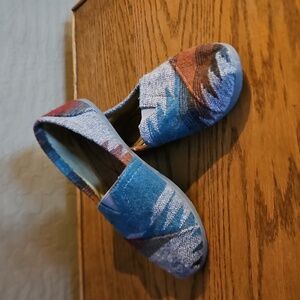 Bahama Bay Espadrille Southwestern  Aztec Slip Ons Shoes - women size 7